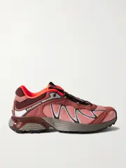 [Salomon] Salomon - Xt-whisper Rubber-trimmed Mesh Sneakers - Red - UK 8.5 UK 8.5 Red
