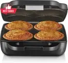 Electric Pie Maker 4 Deep Fill Non Stick Plates Pastry Cutter Traditional Pie Gr