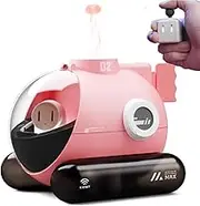 250ml Humidifiers for Home, Follow The Rhythm of The Music Spray Humidifier, 5w Submarine Humidifier, Desktop Humidifier, with Remote Control & Ambient Light, for Offic, Household Use Pink