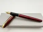 PARKER SONNET LAQUE RUBY RED FOUNTAIN PEN M 18K
