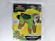 New! Size Small (17" Chest) TMNT Ninja Turtles Michelangelo Dog Costume