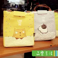 在飛比找PChome24h購物優惠-【品樂．LaVie】日系卡通動物鋁箔加厚保溫保冷便當袋野餐袋