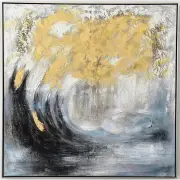 [Florabelle Living] Storm Oil Painting on Canvas With Frame