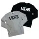 【Ash Co.】Vans Logo Sweatshirt 大學T 黑灰刷毛 衛衣 滑板