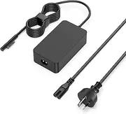 65W Laptop Charger for Microsoft Surface Pro 9/8/7+/7/6/5/4/3/X, Power Adapter for Surface Laptop 6/5/4/3/2/1, Surface Laptop Studio 1 i5/i7, Laptop Go 3/2/1, Surface Book 3/2/1