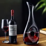 Crystal Wine Decanter-Creative Glass Dispenser & Separator for Barware and Home