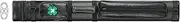 McDermott 2x2 Hard Oval Vinyl Pool/Billiard Cue Case - Black w/Clover