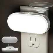 2 Pack Led Night Light Wall Plugin with Dusk to Dawn Sensor 1W 5000K Dim 0-100LM