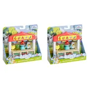 2x Bluey S12 Mini Figure Playset Kids/Children Figurine Play Toy Assorted 3y+
