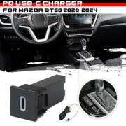 Switch Button USB-C PD Socket Kits For Isuzu D-Max For Mazda BT50 2020-2022 (for: Isuzu)