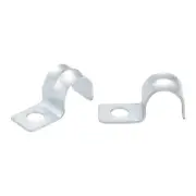 25/64" EMT One Hole Strap Pipe Strap Zinc-Plated Steel Reinforced Rib 20PCS