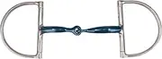 Korsteel Jp Blue Steel Jointed Dee Ring Snaffle Bit
