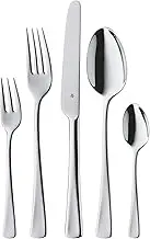 WMF 1148009990 Denver Cromargan Cutlery Set for 12 People, Silver, 60-Piece
