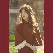 [JIMINISO] Traditional Qipao Dress Women Red Lace Long Sleeve Stand Collar Cheongsam Robe Soirée Femme Vestido Cheongsam