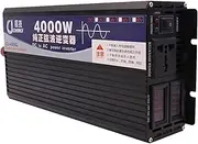 Auto Pure Sine Wave Inverter 1000W 2000W 3000W 4000W Power Inverter 12V 24V 48V 60V 72V to 220V 230V 240V AC Car Converter Inverter with AC Sockets Car Adapter with LCD Display /4286