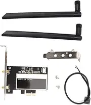 WR-9200 Network Card, Desktop Computer Wireless Card, 2974M 2.4G/5G BT5.0 PCI-E Wireless Network Card + 2pcs 6DBi Antenna