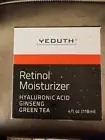 Yeouth, Retinol Moisturizer, Hyaluronic Acid, Ginseng, Green Tea, 4 fl oz