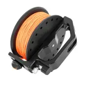 Dive Rite 400' Slide Lock 2 Reel, #24 Orange line