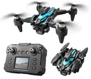 Drone 2025 4K HD 3 Cameras 360 Obstacle Avoidance Remote Control LCD Screen Dual Batteries Altitude Gravity Sensor Auto Takeoff Flight Toy