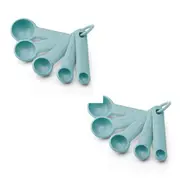 2x 5pc KitchenAid Plastic Measuring Spoon Set Kitchen Utensils Mineral Water