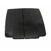 CMS 15AMP SINGLE 15A AUTOSWITCH INLET BLACK WITH RCD SWITCH -IP44. JILCBBLK