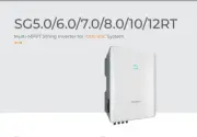 SUNGROW SG5.0RT Solar Inverter String 5kW 3 Phase 2 MPPT w/wifi 10Y Warranty