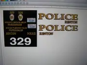 Renton Washington Police Car Decals 1:64 two for one money