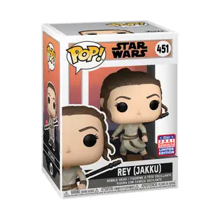 (卡司旗艦) FUNKO POP 451 星際大戰 芮 2021 REY JAKKU 光劍 Star Wars 限定版