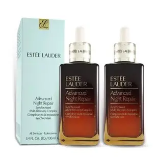 Estee Lauder雅詩蘭黛 特潤超導全方位修護露100ml 小棕瓶*2入