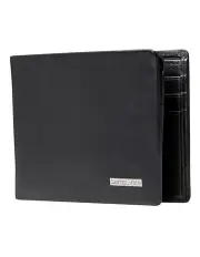 [Samsonite] Deluxe Leather Wallets Wallet With Id in Black