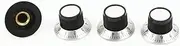 4pcs Potentiometer Pot Metal Knob w 0-9 Scale Dial for 6mm Shaft Rotary Cap