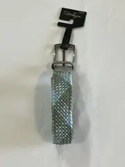 NEW Walter Hagen Men's Multi-Weave Plaid Stretch Belt - XL 42”/44”