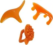 OATIPHO 3Pcs Resin Massage Boards Versatile Scraping Tool for Muscle Relief Featuring Dog Turtle and Bird Shapes for Back Legs Neck and Face Massage
