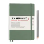 Hardcover Medium Ruled Notebook, 251 Page (Olive) - A5