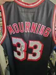 Alonzo Mourning Signed Jersey Jsa Approved