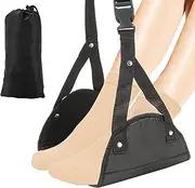 Airplane foot rest, Airplane Foot Hammock (Memory Foam), foot hammock for plane, Accessories for Travel and Office