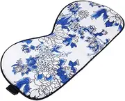SHERCHPRY Elegant Eye Mask Flower Blindfold for Travel Home and Meditation Mask for and Uninterrupted Sleep Printed Design
