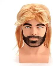 BERRYLION Mullet wig|Adult Funny Wigs for Men|Pop Rock Wig|Joe Dirt Wig for 7...