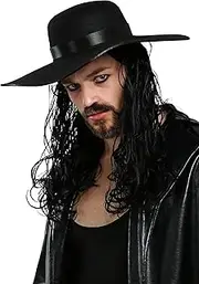 Fun Costumes Mens WWE Undertaker Licensed Wig Standard