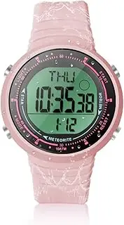 [TEKMAGIC] Digital Sports Watch 10 ATM 100 meters Waterproof Suitable for Swimming and Diving with Silicone Band, Backlight, Alarm Clock, Stopwatch, Calendar, Dual Time Zone