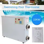 15KW 220V Swimming Pool Thermostat SPA Hot Tub Electric Bath Water Heater