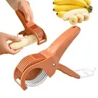 Cucumber Kitchen Fruits Easy Cut Banana Slicer Split Cutter Salad Cereal Cutting