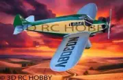 Alexander Bullet 63" Inch WS RC Model Airplane Plans PRINTED