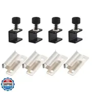 5Aplusreprap 3D Printer Glass Bed Clips, with 7mm Stainless Steel Ender 3 Gla