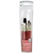 Sable/Camel Value Pack Brush Set 10/Pkg
