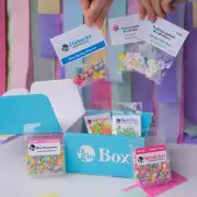 Buttons Galore Seasonal Craft Box- Spring Pastel Craft Supplies Sequin