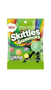 Sour Skittles Gummies Candy - 5.8 oz Bag Soft Chewy Sweet Candies Exp: 3/2025