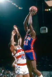 Terry Tyler of the Detroit Piston..1981 Basketball Photo 3