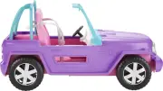Barbie Off-Road Vehicle Purple Toy Car w/ 2 Pink Seats & Rolling Wheels Kids 3+