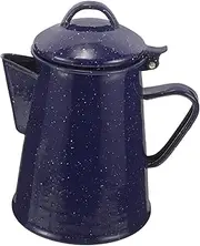 Sosoport Enamel Coffee Kettle Convenient Water Pot for Kitchen Tea House Elegant with Smooth Spout for Coffee Tea Lovers and Safe Materials